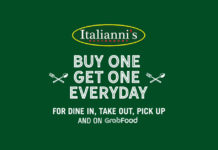 Italianni’s BUY ONE TAKE ONE Everyday Promo 2020