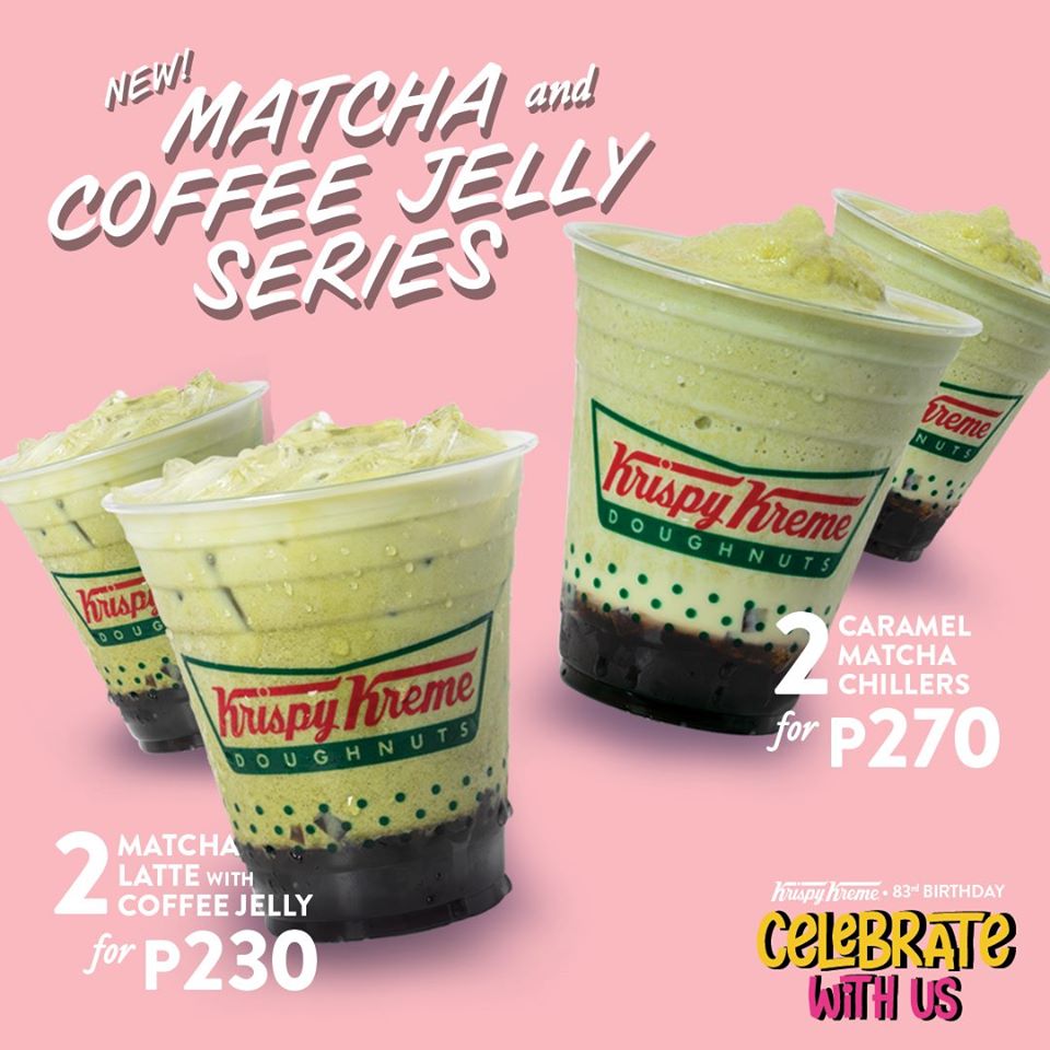 Krispy Kreme Matcha and Coffee Jelly Series July 2020 Manila On Sale