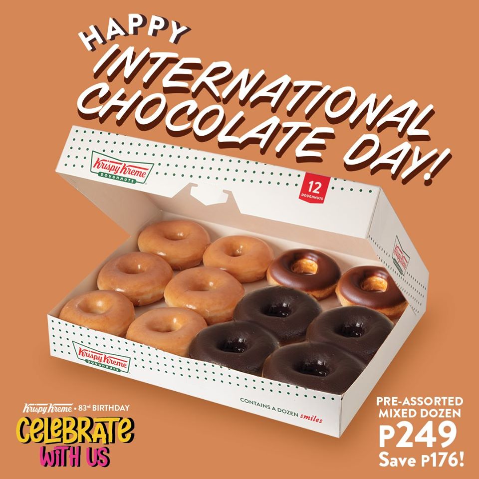 Krispy Kreme International Chocolate Day Promo July 2020 Manila On Sale