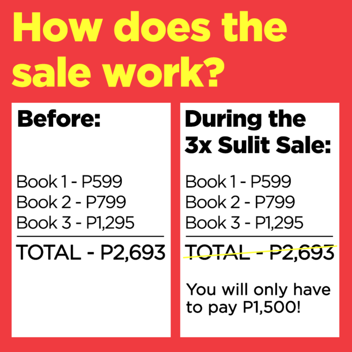 National Book Store's 3x Sulit Sale Manila On Sale
