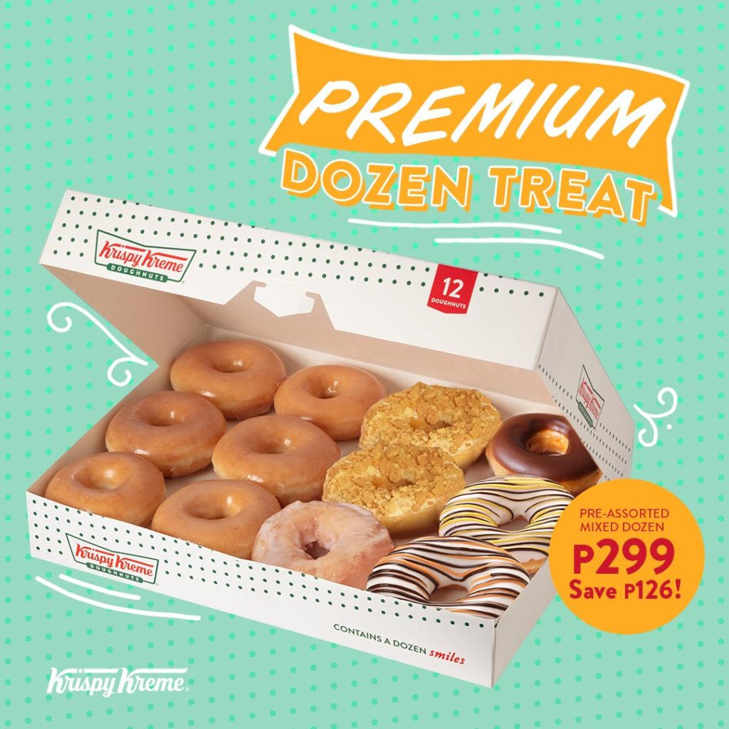 Krispy Kreme Premium Dozen Treat Promo Manila On Sale