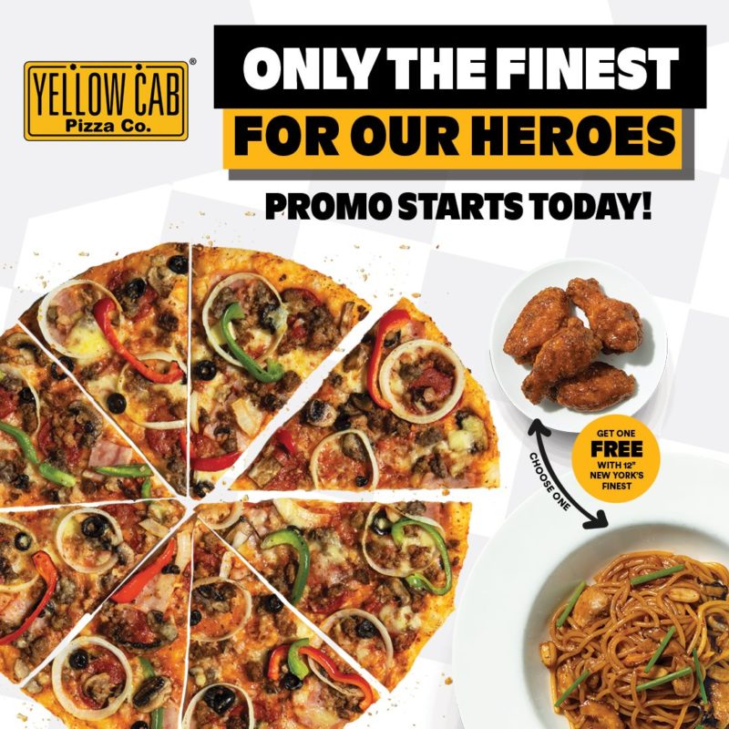 Yellow Cab Only The Finest For Our Heroes Promo Manila On Sale