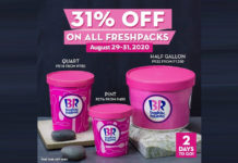 Baskin-Robbins 31% OFF Promo