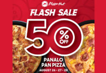 Pizza Hut 50% OFF Flash Sale