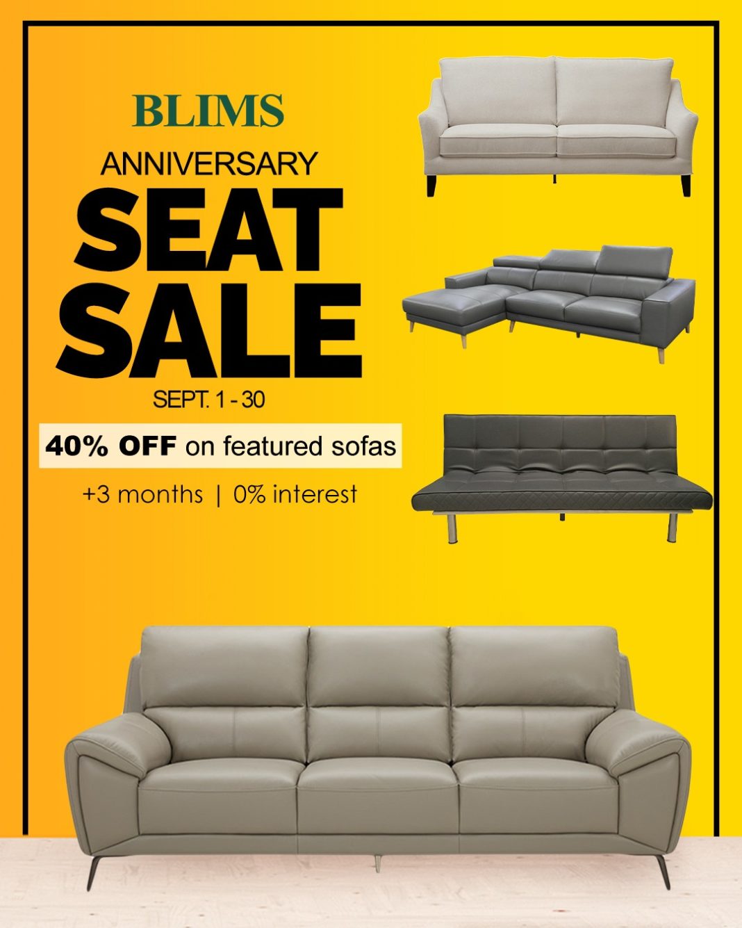 BLIMS Anniversary Seat Sale Manila On Sale