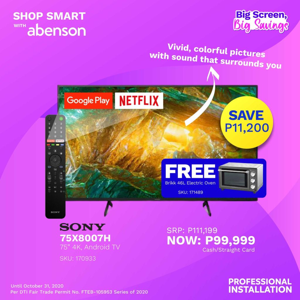 Abenson Big Screen Big Savings Sale Manila On Sale