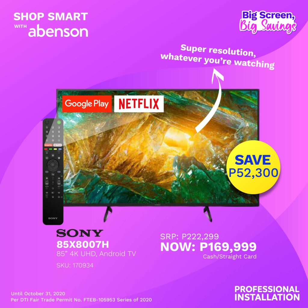 Abenson Big Screen Big Savings Sale Manila On Sale