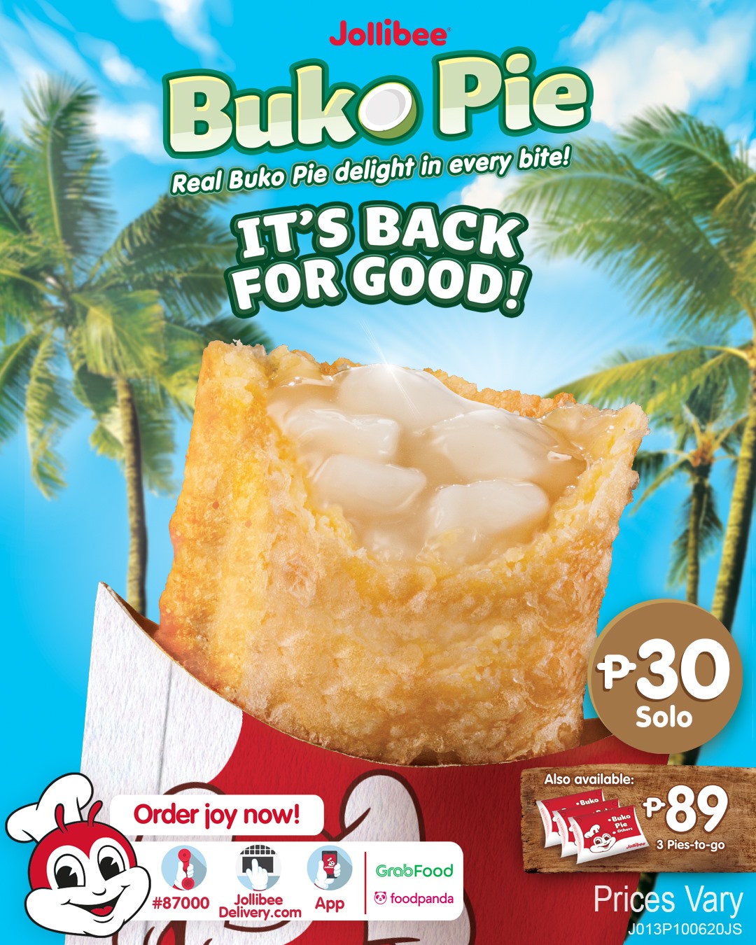 Jollibee's Buko Pie is Staying FOR GOOD! Manila On Sale