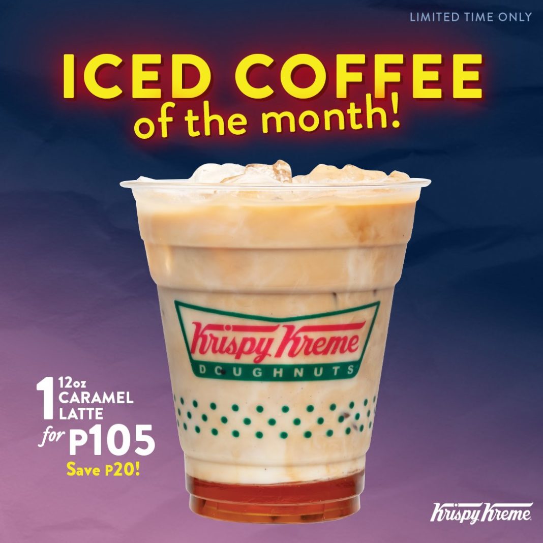Krispy Kreme Signature Caramel Iced Coffee Promo Manila On Sale