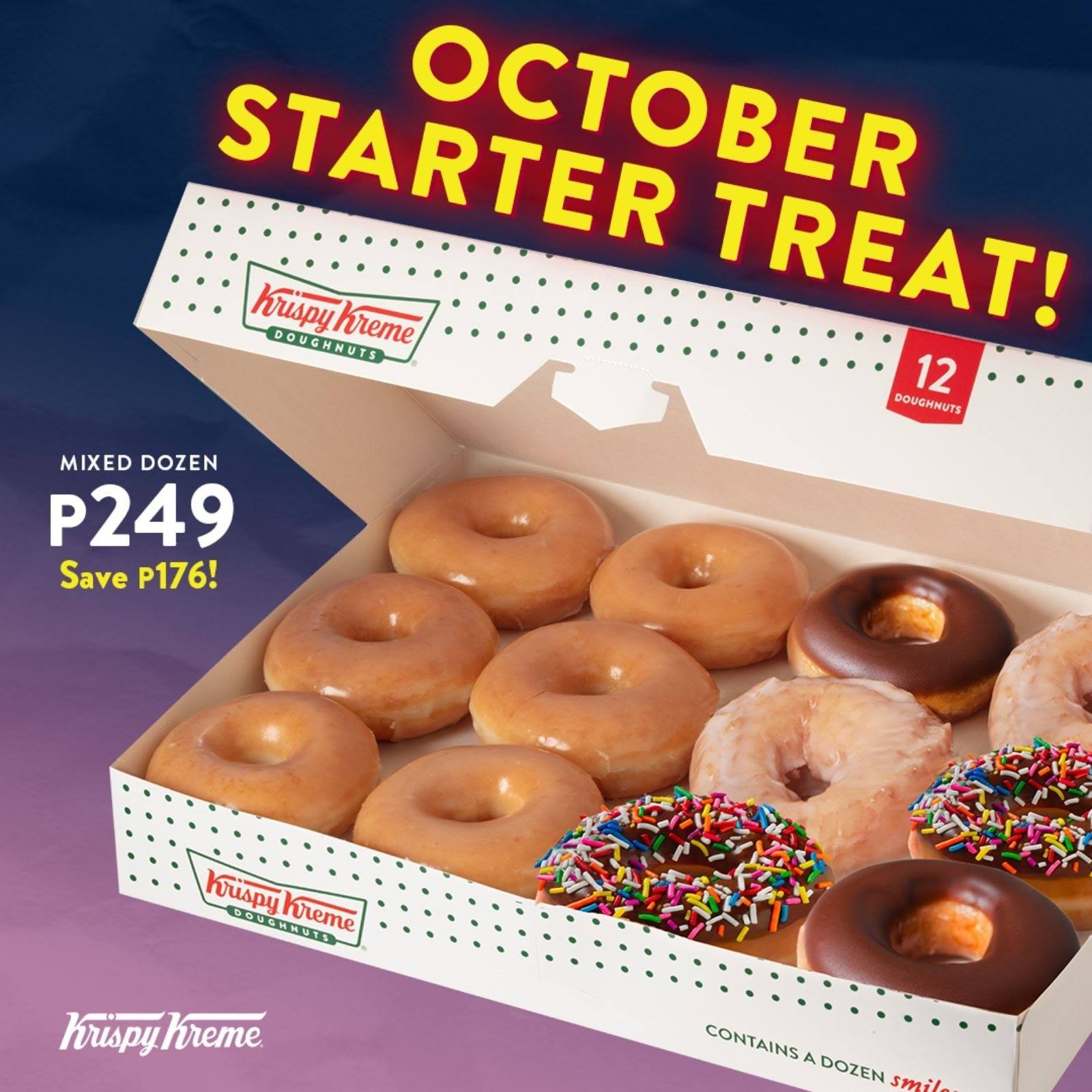Krispy Kreme October Starter Treat Manila On Sale