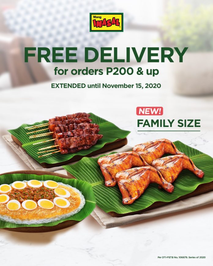 Mang Inasal Free Delivery Promo Manila On Sale