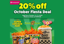 Potato Corner 20% OFF Promo via FoodPanda