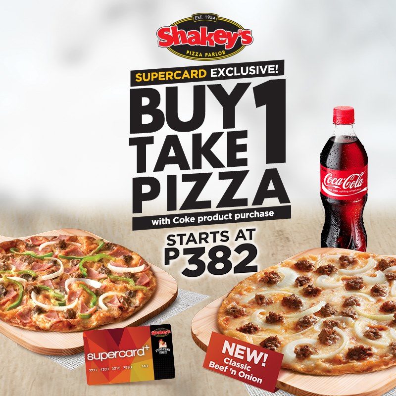 Shakey's SuperCard+ FREE PIZZA Promo | Manila On Sale