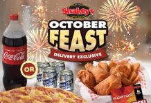 Shakey’s October Feast P999 Promo