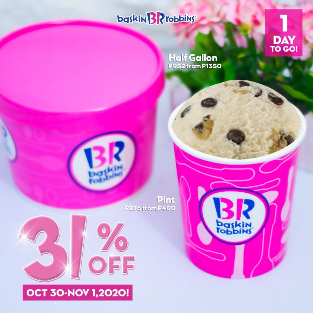 Baskin Robbins 31 OFF Fresh Packs Promo Manila On Sale