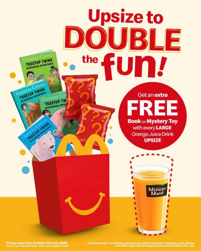 McDonald's Happy Meal Upsize Promo Manila On Sale