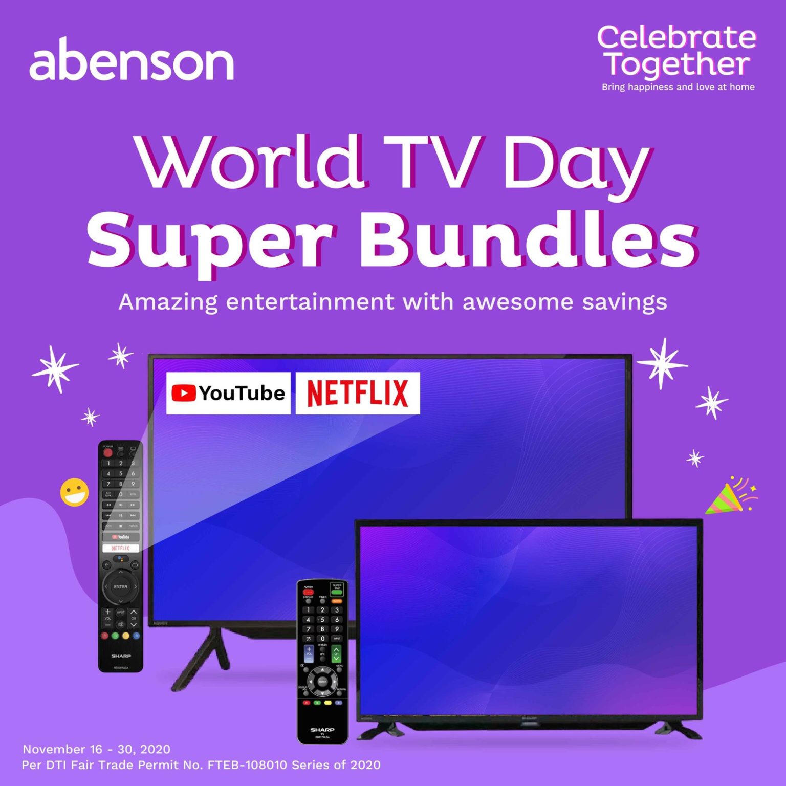 Abenson World TV Day Super Bundles Manila On Sale