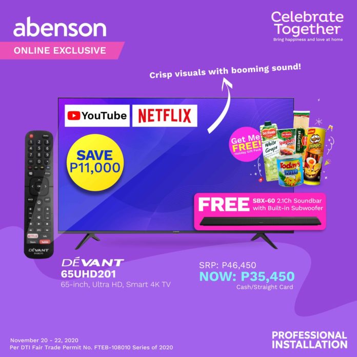 Abenson World TV Day Super Bundles Manila On Sale