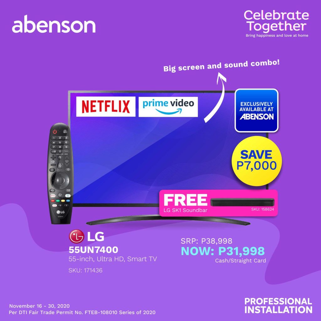 Abenson World TV Day Super Bundles Manila On Sale