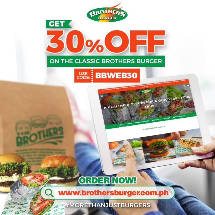 Brothers Burger 30 OFF Online Promo Manila On Sale