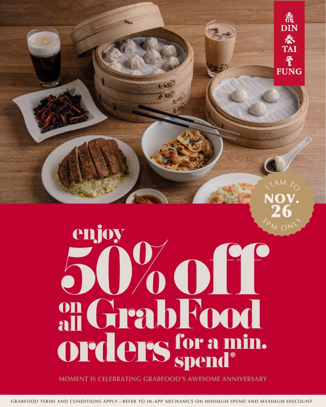 Din Tai Fung 50% OFF GrabFood Promo | Manila On Sale
