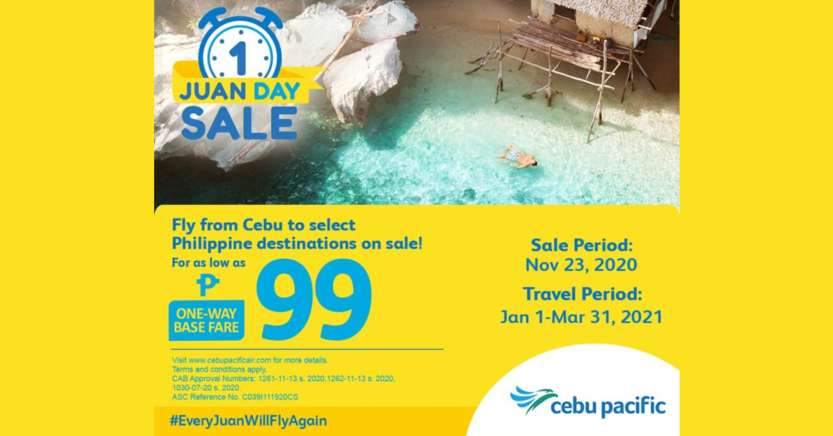 Cebu Pacific JUAN DAY SALE