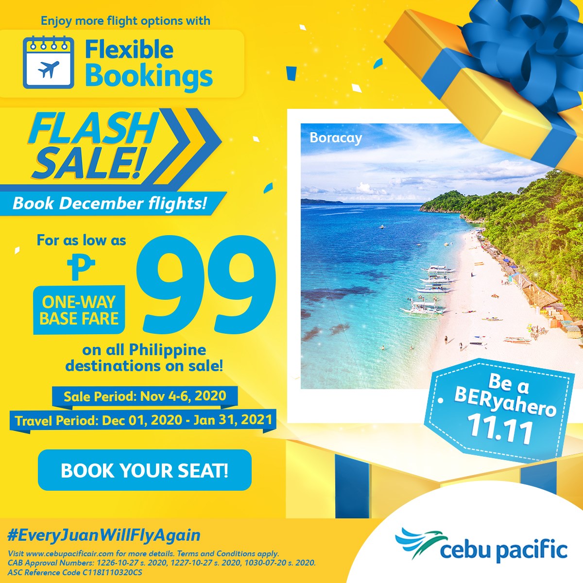 Cebu Pacific November Flash Sale | Manila On Sale