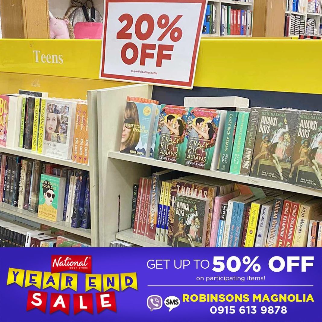 National Book Store upto 50 OFF Year End Sale Manila On Sale