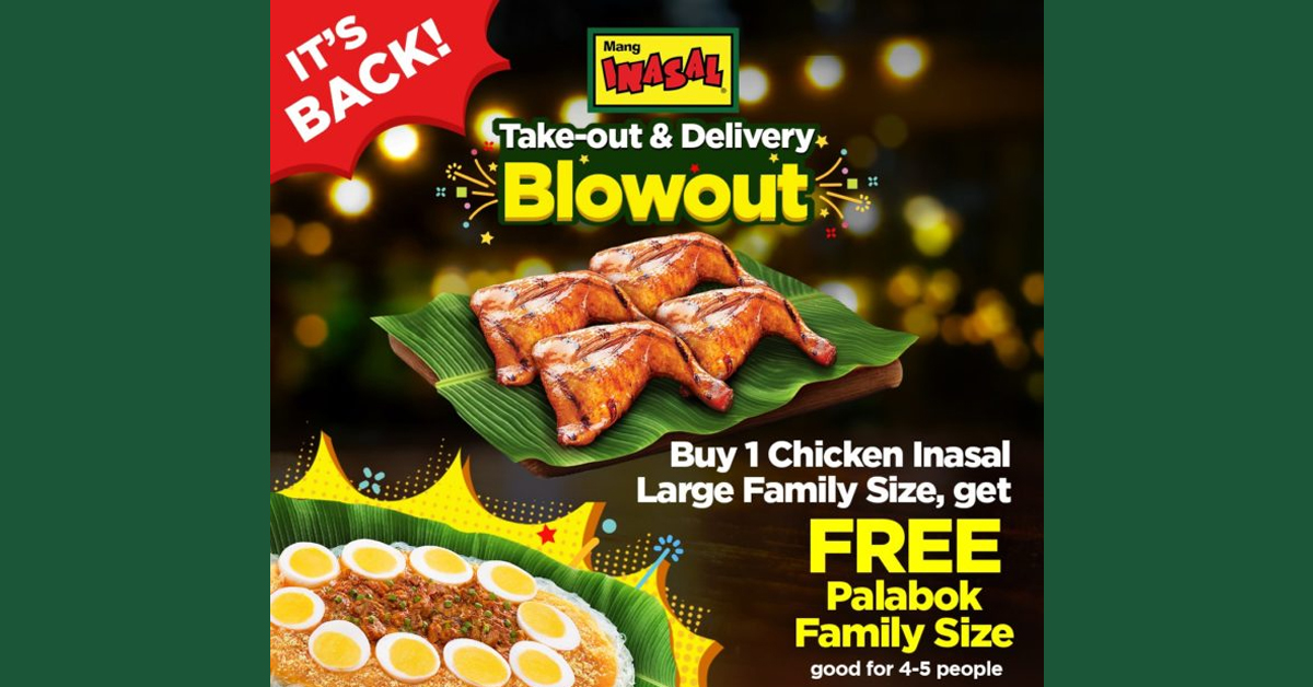 Mang Inasal FREE Palabok Blowout Promo is Back Manila On Sale