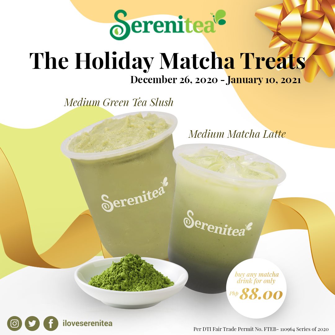 Serenitea Holiday Matcha Treat | Manila On Sale