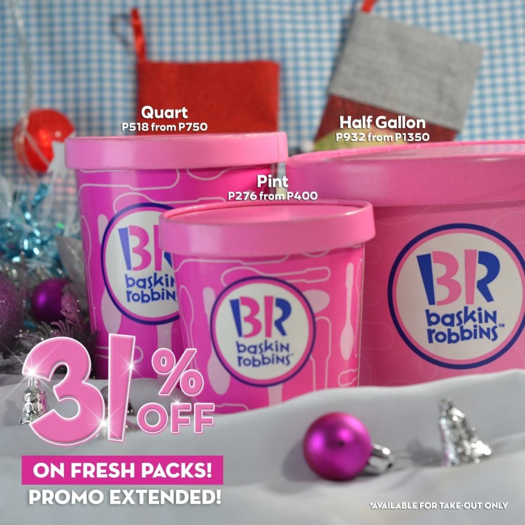 BaskinRobbins 31 OFF Year End Promo Manila On Sale