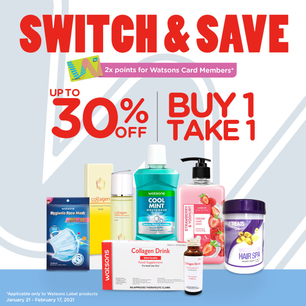 Watson’s Switch & Save Promo Manila On Sale