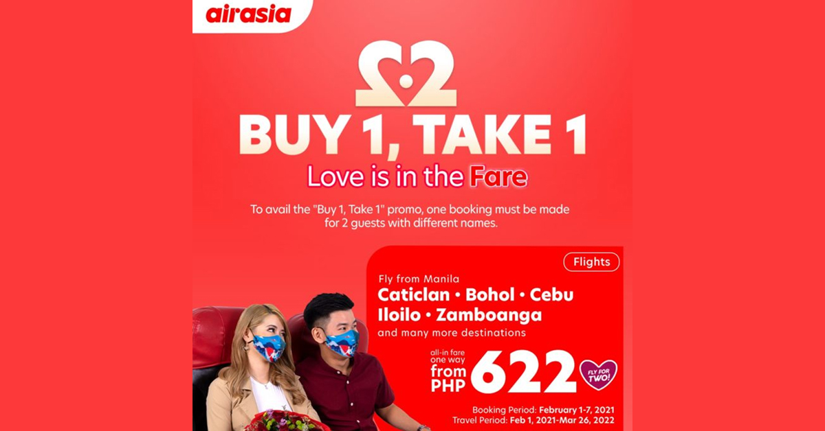 airasia BUY 1 TAKE 1 Promo Manila On Sale