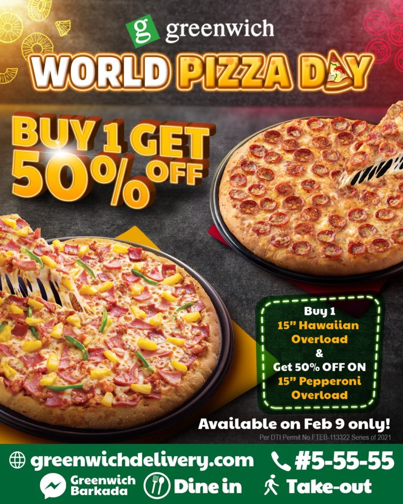 Greenwich World Pizza Day Promo Manila On Sale