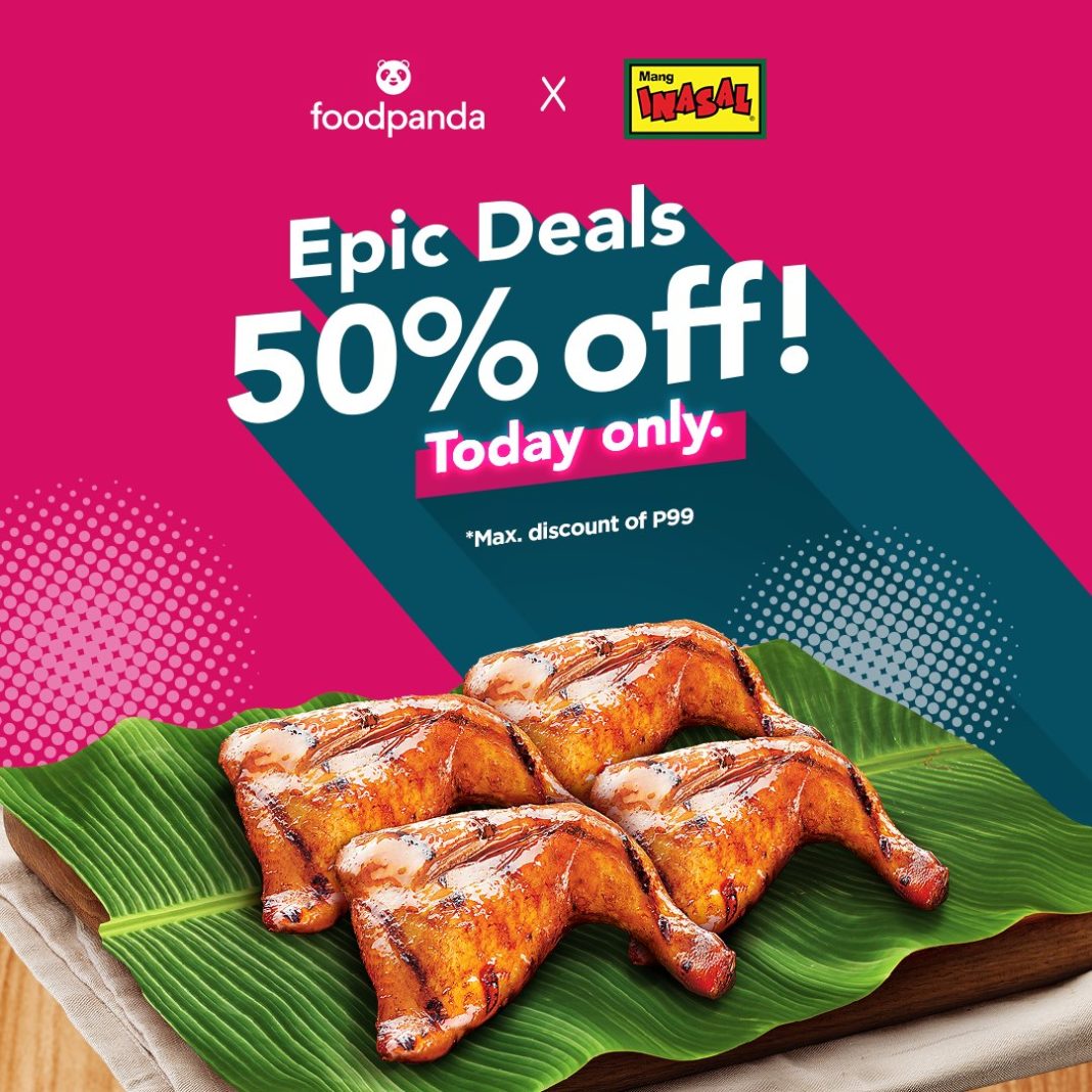 Mang Inasal 50 OFF FoodPanda Epic Deals Manila On Sale
