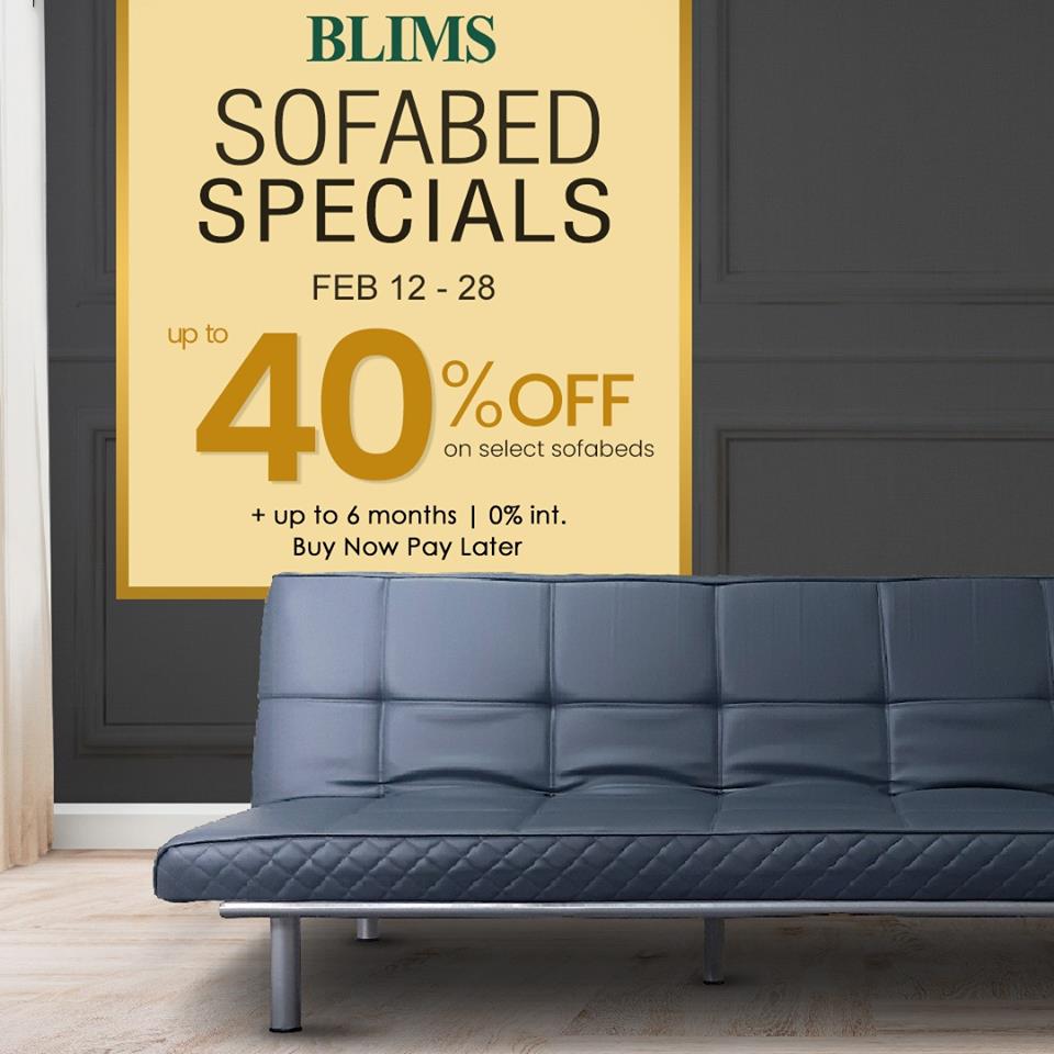 BLIMS upto 40 OFF Sofabed Specials Manila On Sale