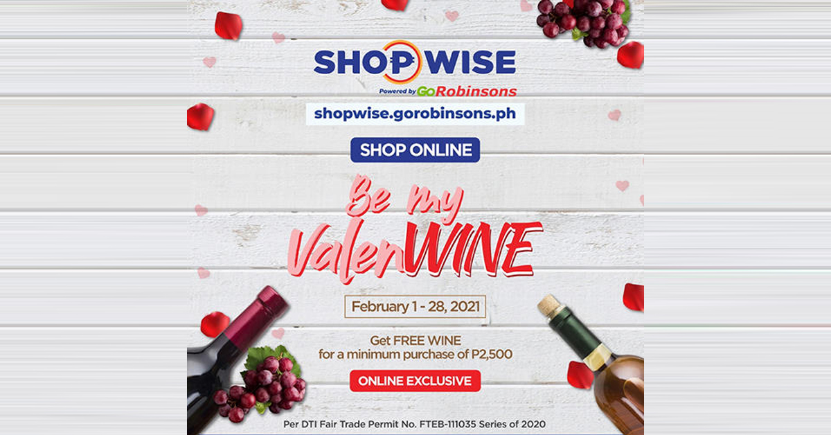 Shopwise FREE Imported Wine Promo Manila On Sale