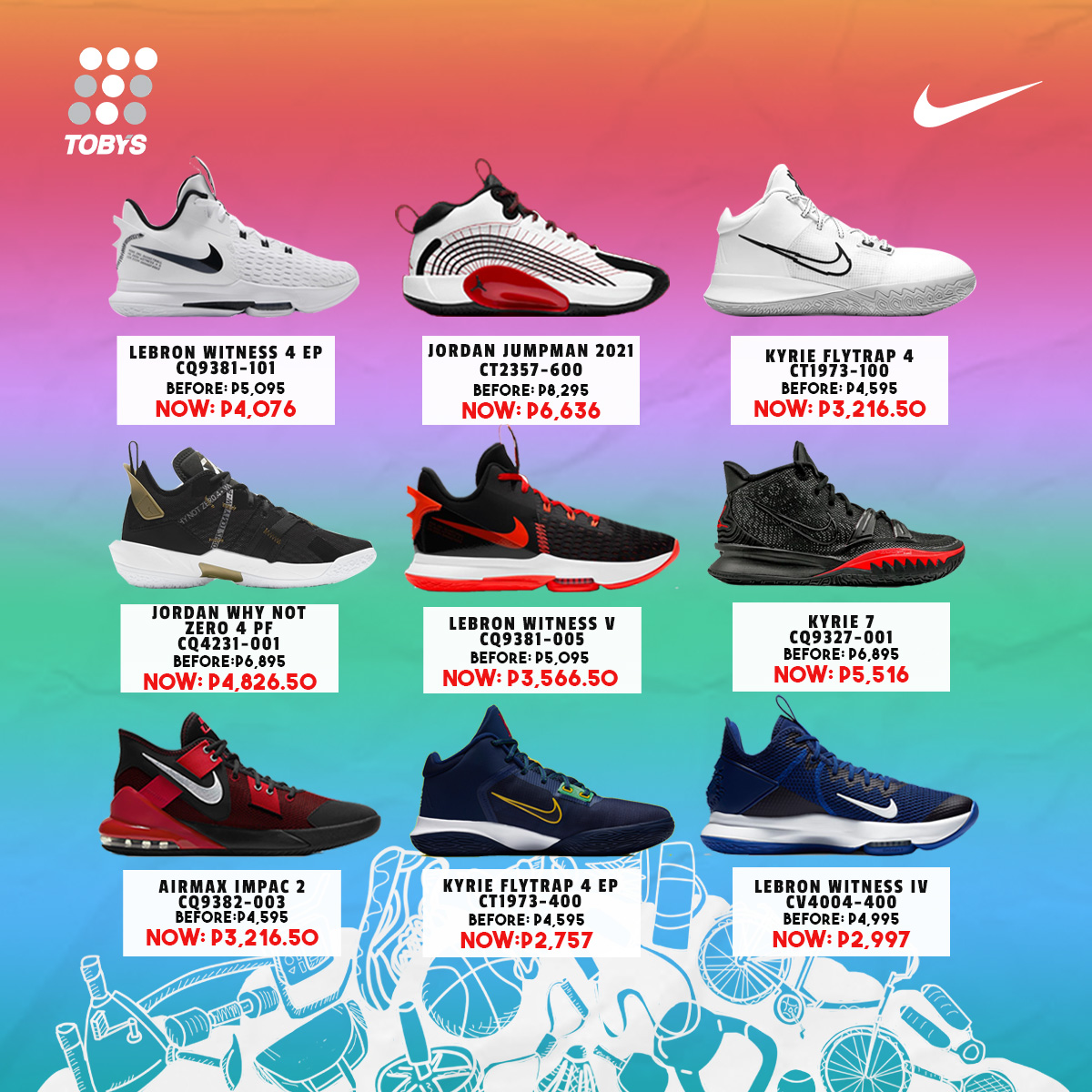 Toby’s Sports – Nike and Adidas Summer Sale | Manila On Sale