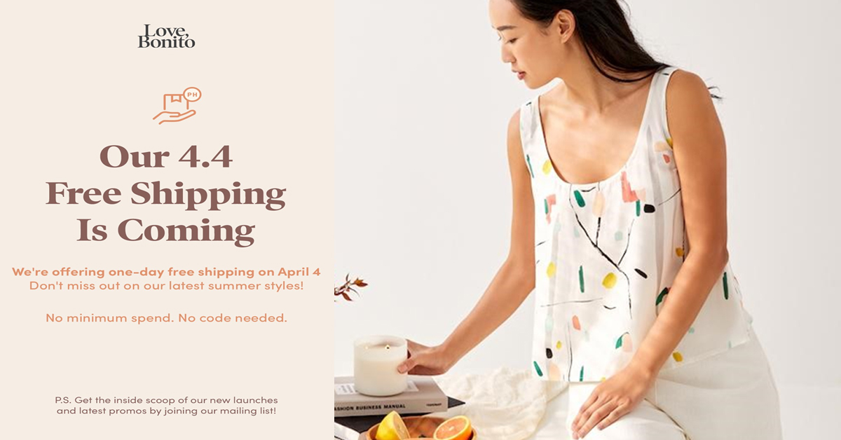 Love, Bonito Free Shipping and Double Points Manila On Sale