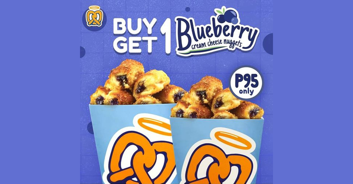 Auntie Anne’s BUY 1 GET 1 Blueberry Cream Cheese Nuggets Manila On Sale
