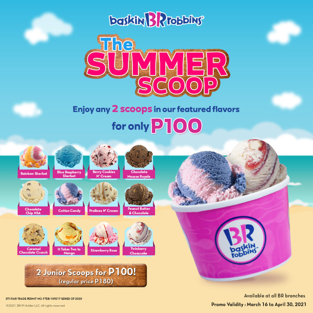 BaskinRobbins Summer Scoops Promo Manila On Sale