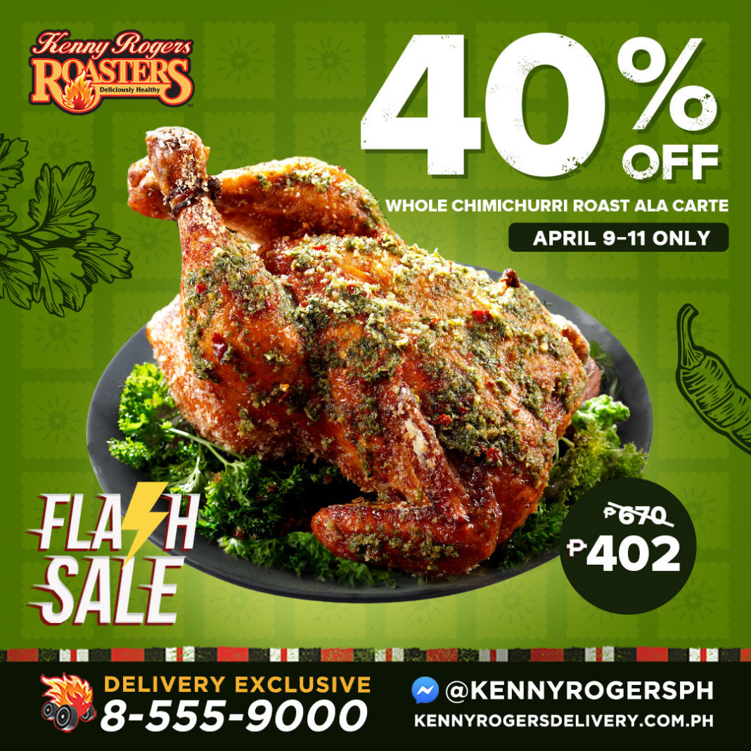 Kenny Rogers 40 OFF Chimichurri Roast Chicken Ala Carte Manila On Sale