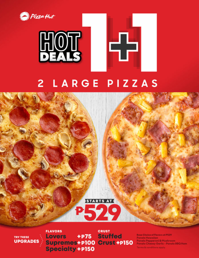 Pizza Hut Hot Deals 1+1 Promo Manila On Sale