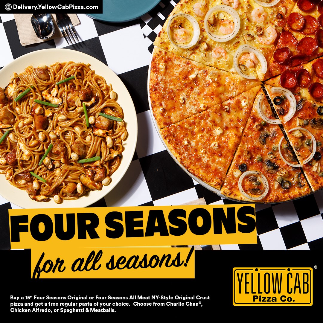 Yellow Cab Four Seasons Pizza Promo Manila On Sale