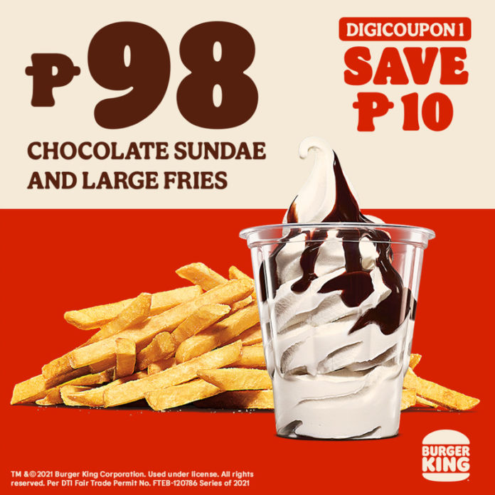 Burger King Snack Time Deals Manila On Sale