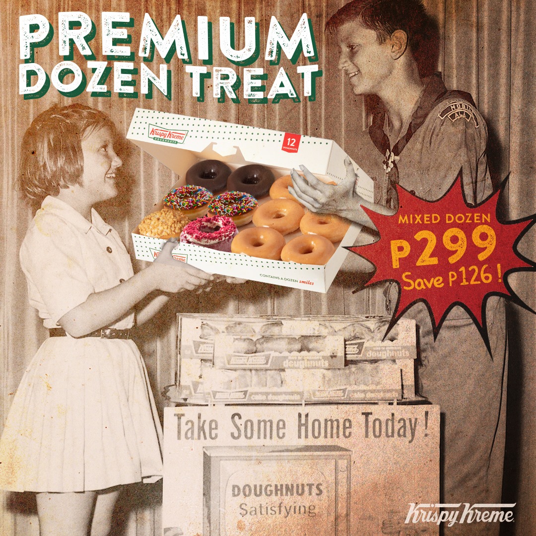 Krispy Kreme June Premium Dozen Treat (Save P126) Manila On Sale