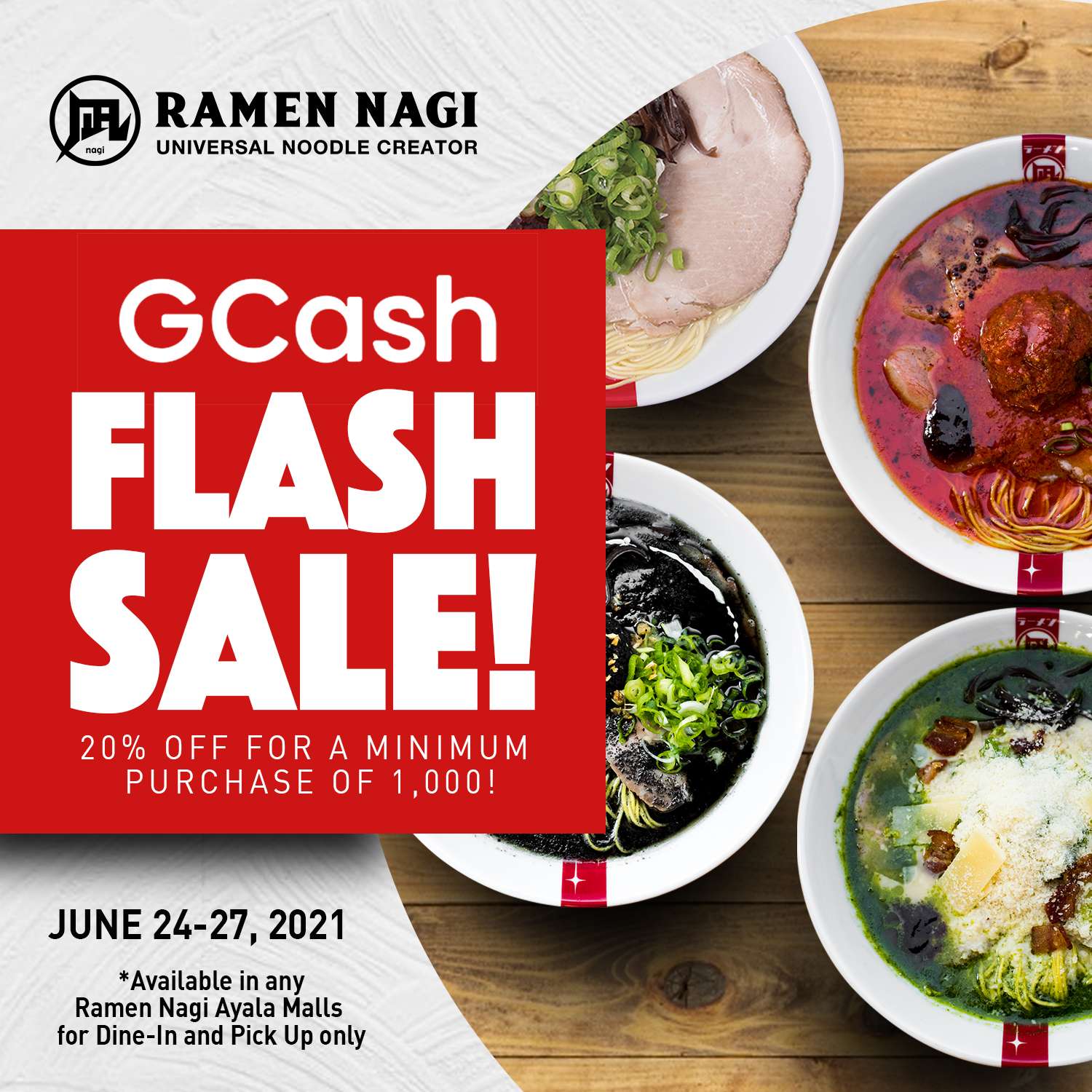 Ramen Nagi 20 OFF GCash Promo Manila On Sale
