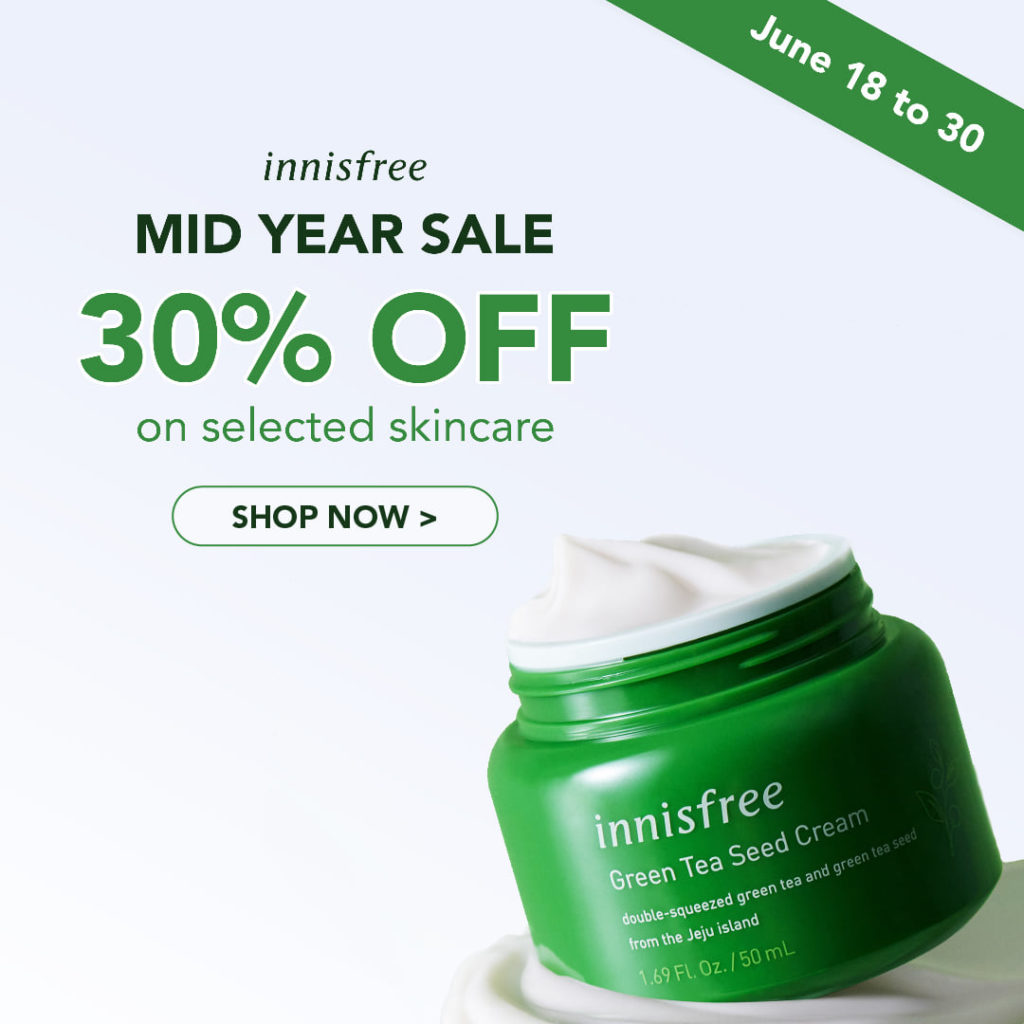 innisfree 30 OFF MidYear Sale Manila On Sale