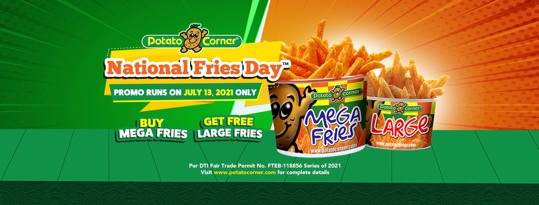 Potato Corner National Fries Day Manila On Sale