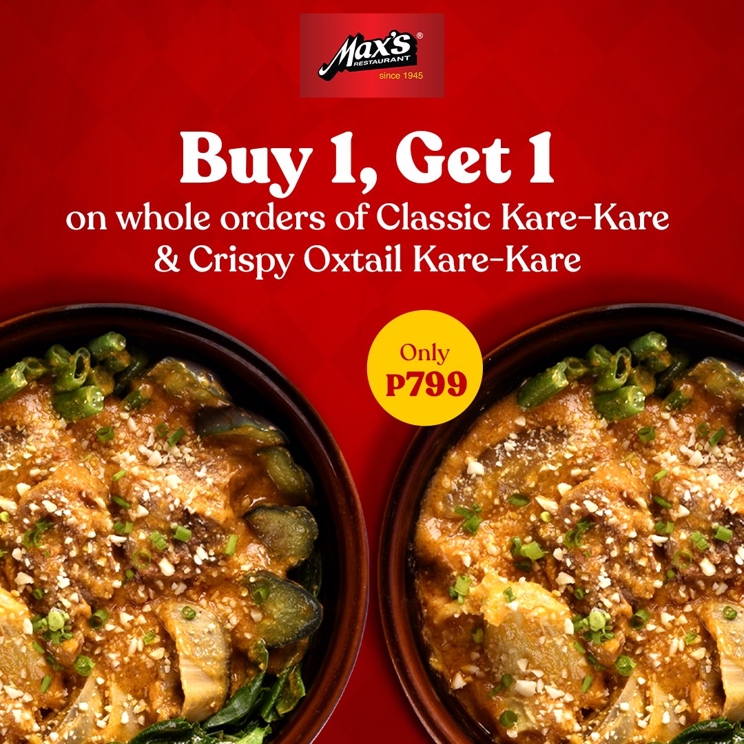 Max’s – Stay Safe at Home Deals | Manila On Sale